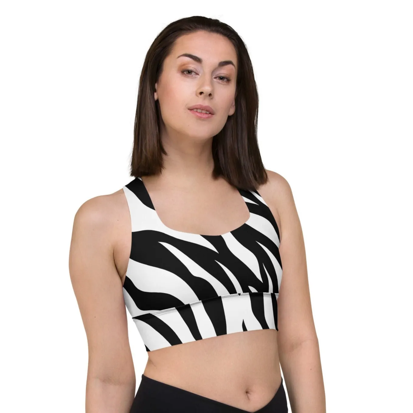 Zebra Print Sports Bra Supportive & Stylish, lioness-love