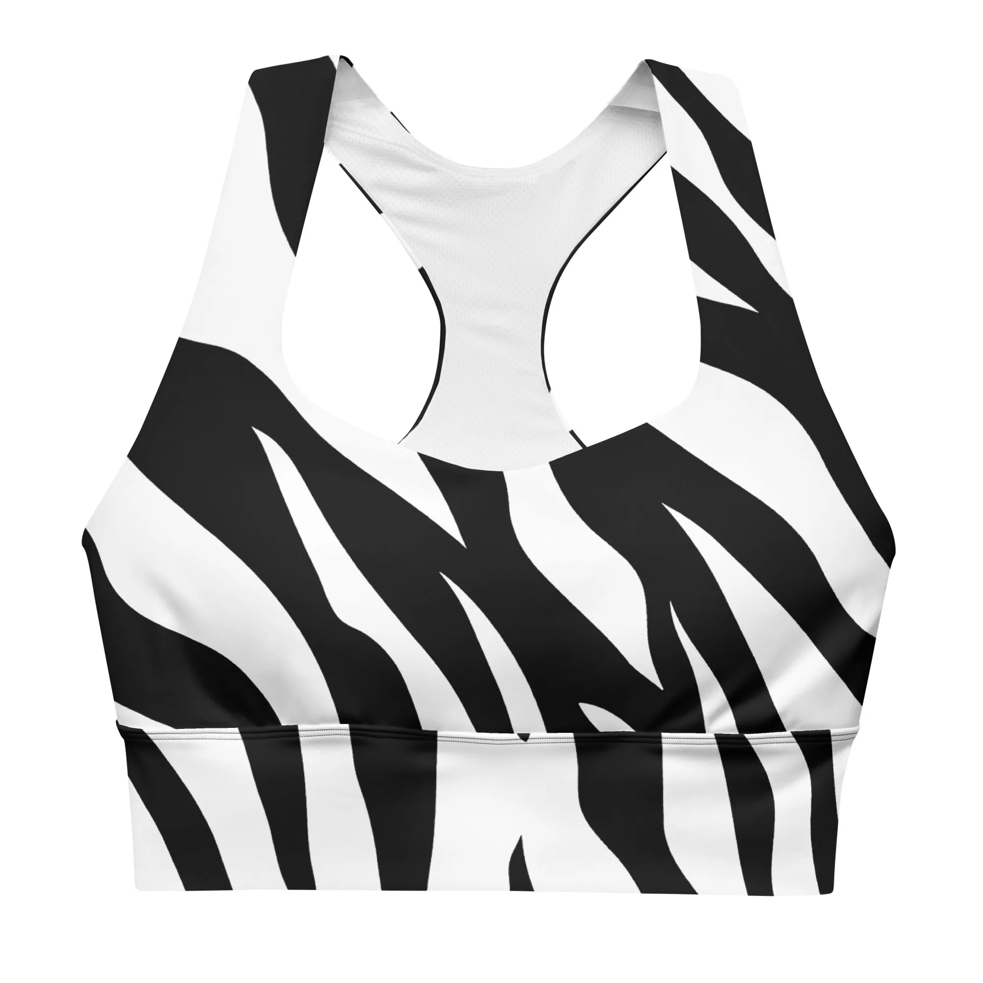 Zebra Print Sports Bra Supportive & Stylish, lioness-love