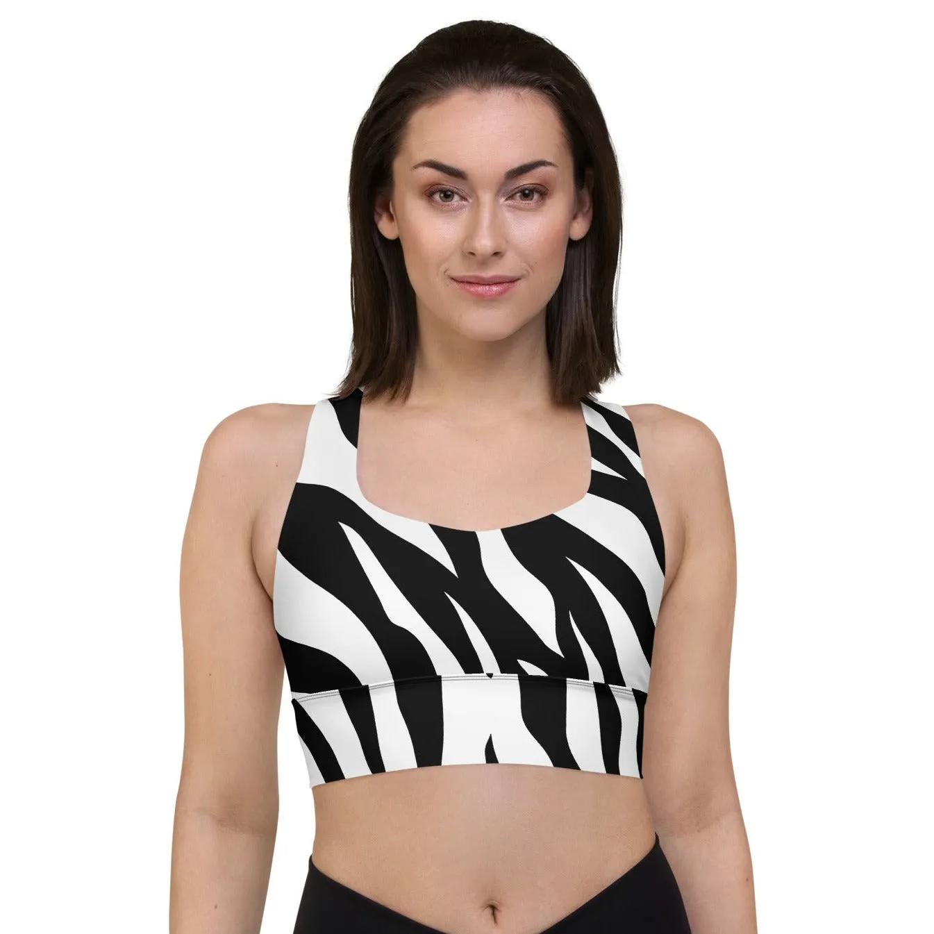 Zebra Print Sports Bra Supportive & Stylish, lioness-love